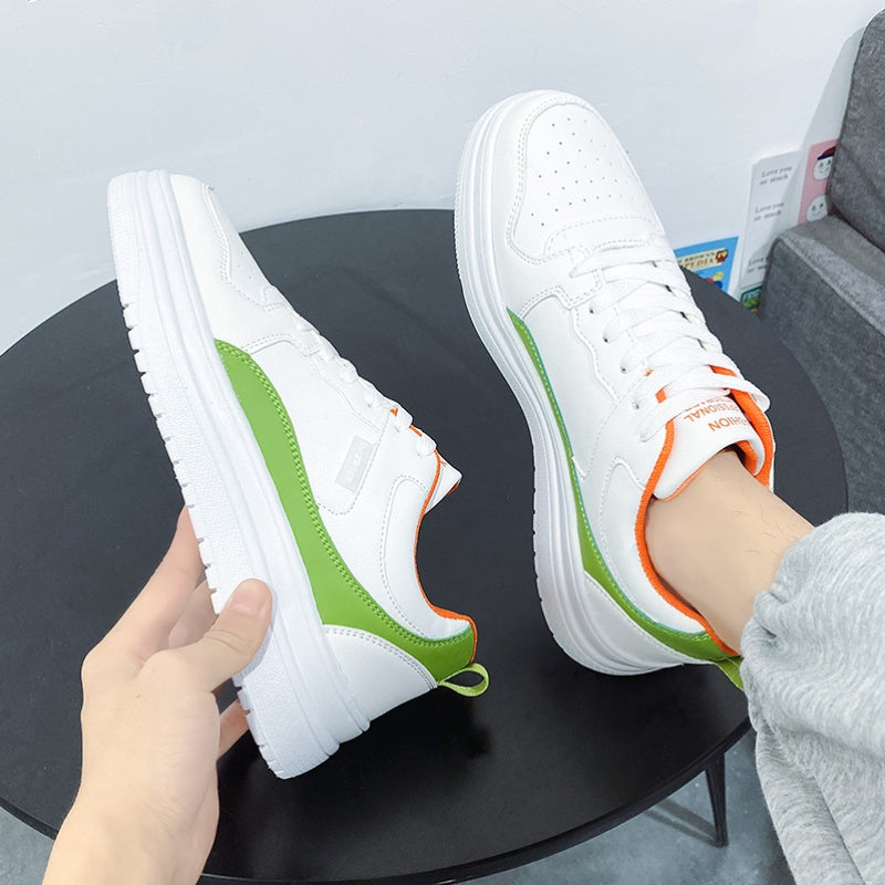 Men's Lace Up Platform Sneakers Skate Shoes