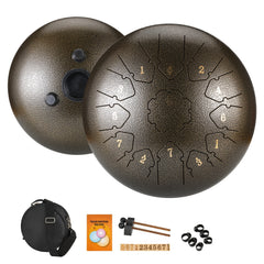 30 48 Cm 13 Note Steel Tongue Drum Handpan in C Key