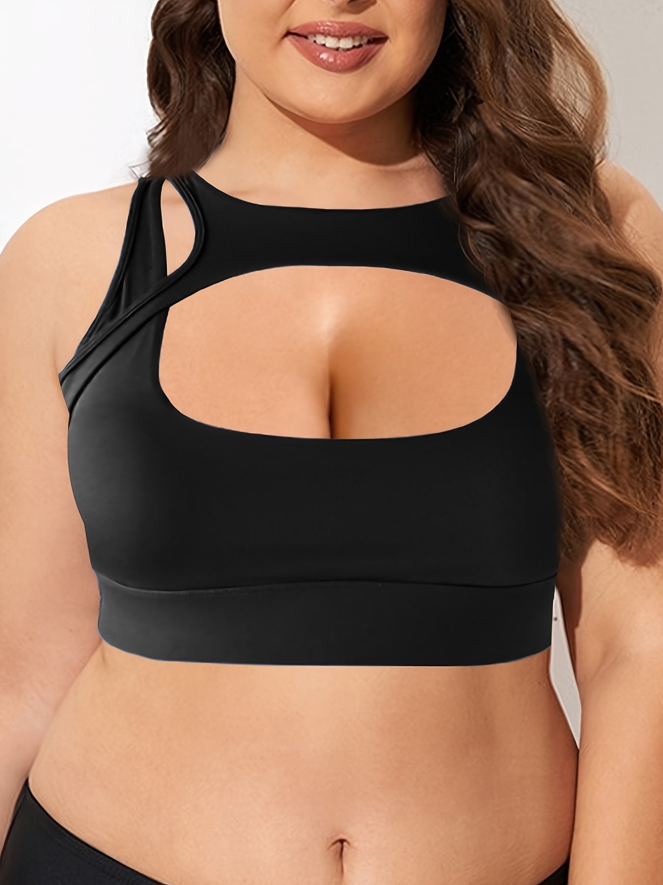 Women's Seamless Cut Out Yoga Workout Bra