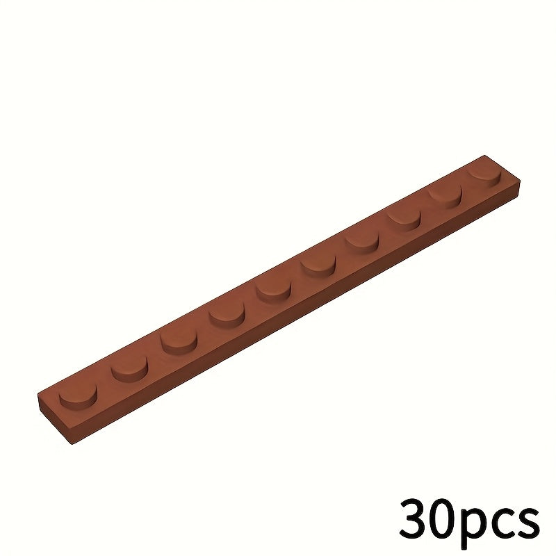 30pcs Building Blocks Compatible with MOC 4477 Sets Gray Red Green Orange