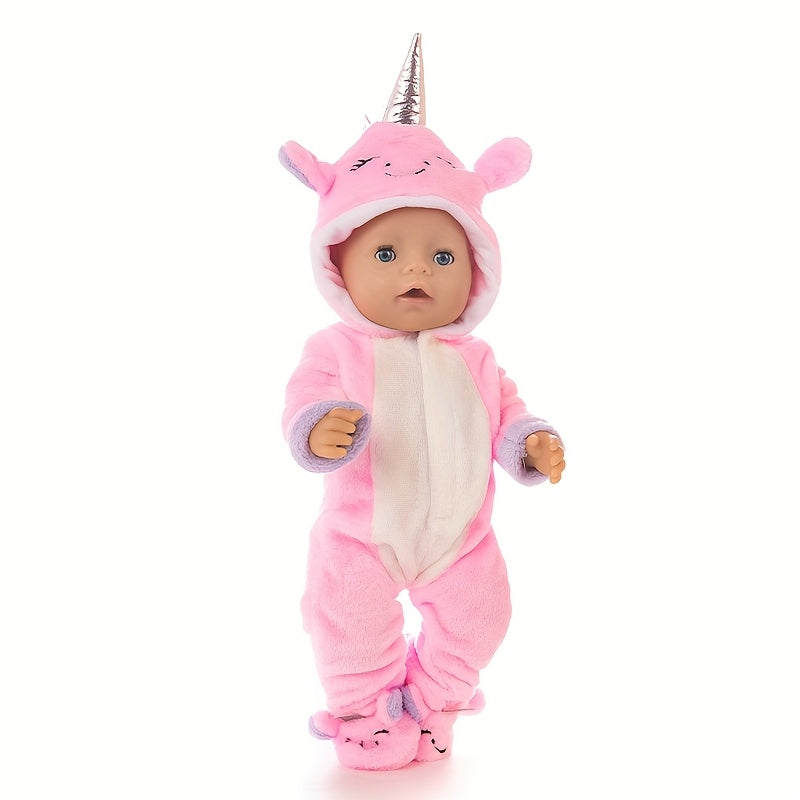 Pink Doll Clothes Set for 18 inch Reborn Baby - Jumpsuit Outfit