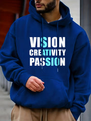 Men's Casual PASSION Hooded Sweatshirt Long Sleeve Streetwear Hoodi