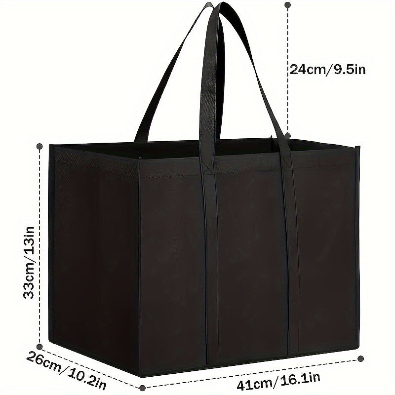 10pcs Reusable Grocery Shopping Bag Large Foldable Tote Bag Washable 16 1 10