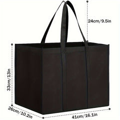 10pcs Reusable Grocery Shopping Bag Large Foldable Tote Bag Washable 16 1 10