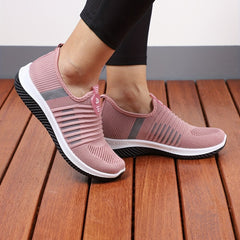 Women's Knit Sock Sneakers Low Top Slip-On Athletic Gym Shoes