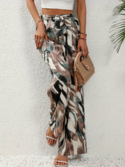 Wide Leg Belted Pants for Women