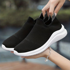 Women's Lightweight Slip on Casual Sneakers Breathable Running Sports Shoes