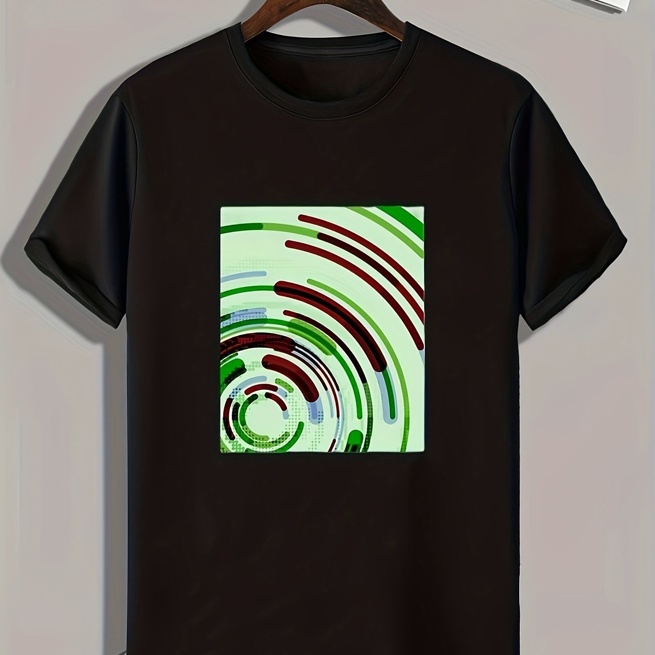 Abstract Painting Print Men's Graphic T shirt