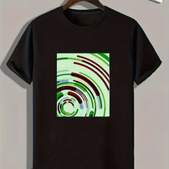 Abstract Painting Print Men's Graphic T shirt