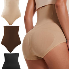 3pcs High Waist Shaping Panties Tummy Control Butt Lifting Slimmer Panties