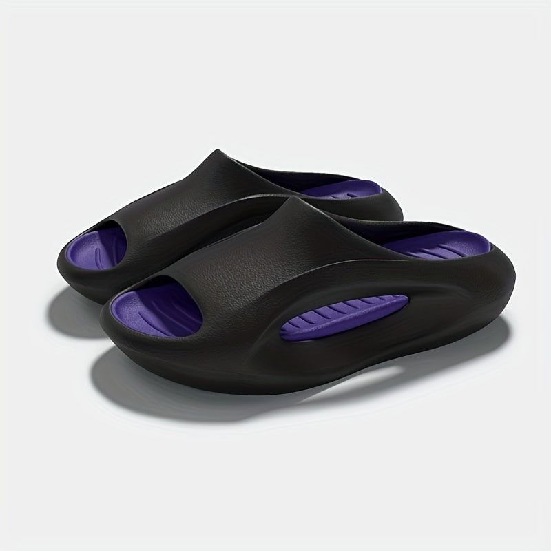 Men's Padded Outdoor Slides - Casual Walking Shoes