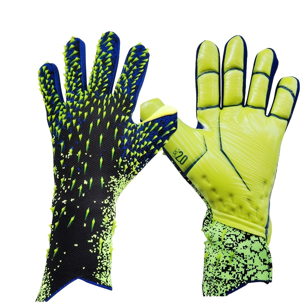 Strong Grip Soccer Goalie Gloves With Finger Protection