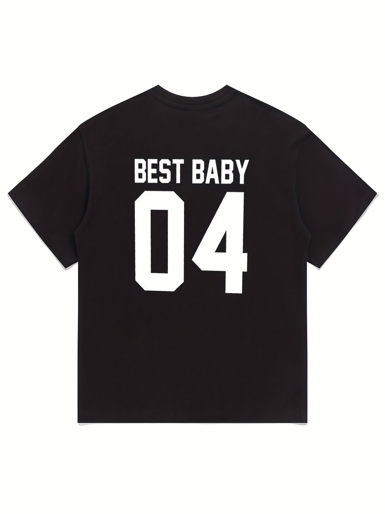 Family Matching T shirts DAD&MOM&SON&DAUGHTER Number And Letter Print