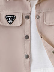 Newborn Baby Set Buckle Lapel Shirt Shorts Casual Outfit