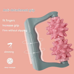 Handheld Massage Roller 2 Wheels Manual Massager For Muscle Relaxation