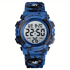 Multifunctional LED Glow Waterproof Boys Watch