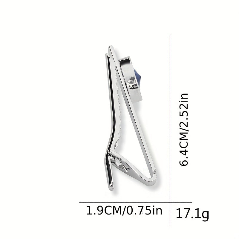 Men's Rhinestone Tie Clip