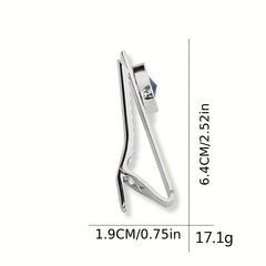 Men's Rhinestone Tie Clip