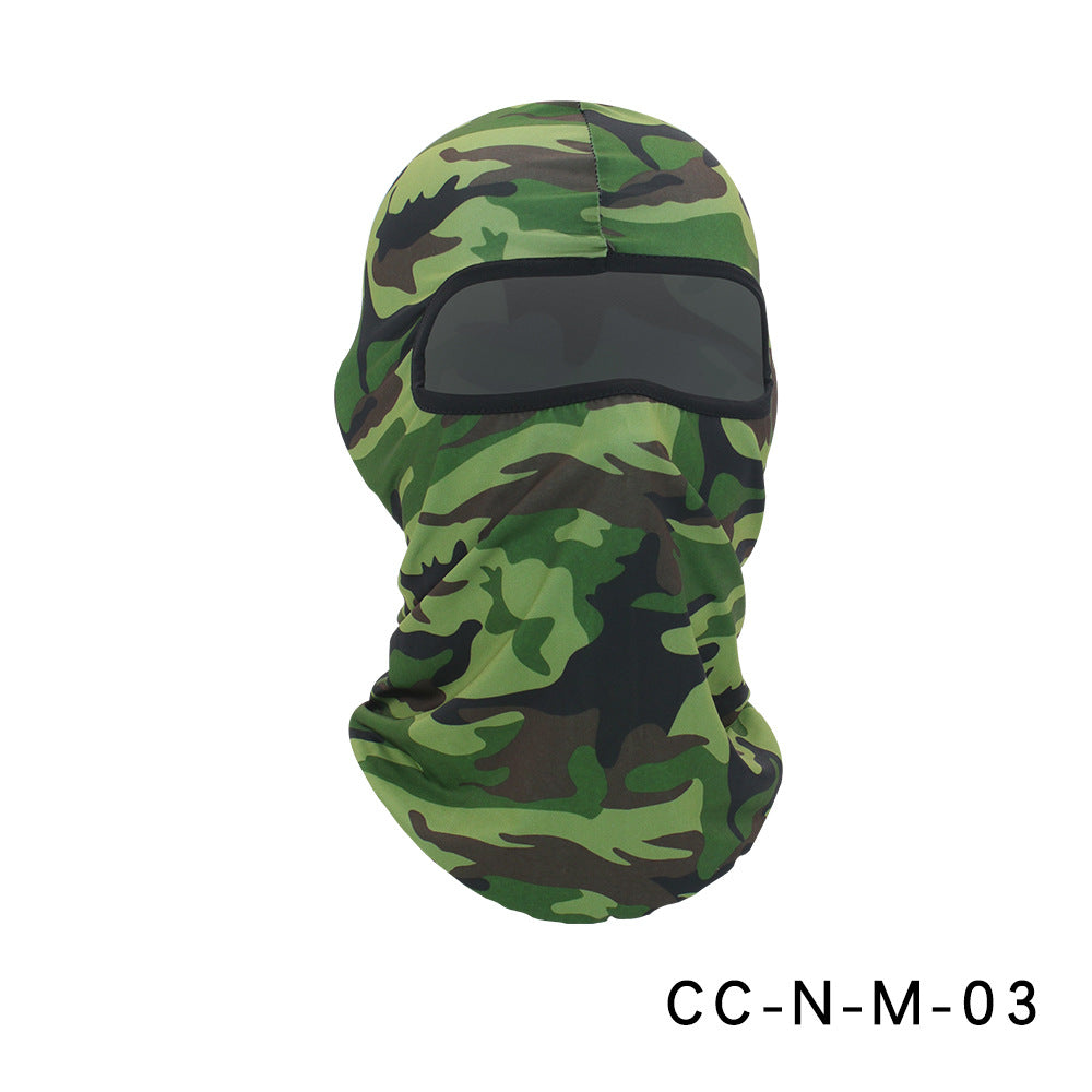 Breathable Ice Silk Face Balaclava Mask Neck Gaiter Cover