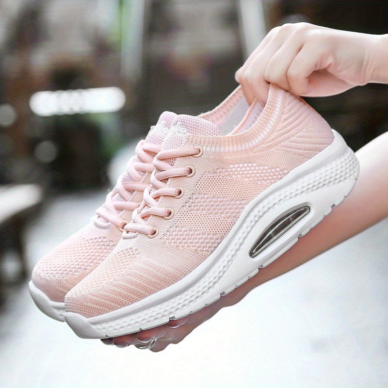Women's Air Cushion Platform Sneakers Comfortable Running Shoes