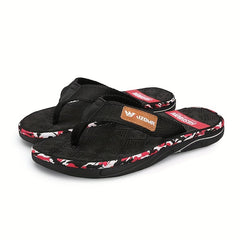 Men's Camo Flip Flops Durable Rubber Sole Non Slip Outdoor Sandals