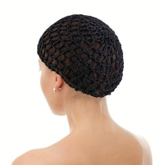 Mesh Crochet Hair Net Woven Hair Cap Bonnet Night Cap Sleep Cap For Women