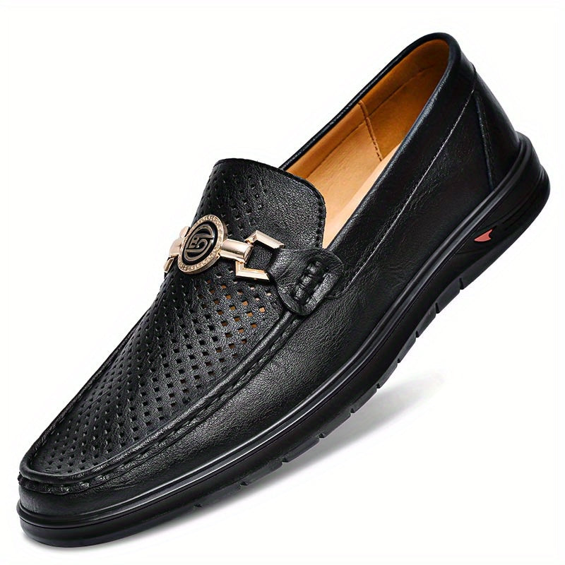 Men's Casual Slip-On Loafers, Breathable Lace, Assorted Colors