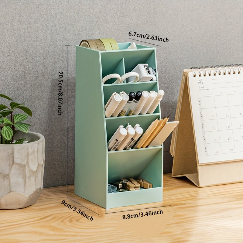 Transparent Modern Style Pen Holder Storage Box Office Desktop