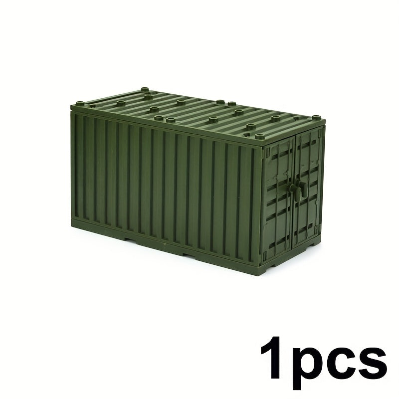 MOC Military Building Blocks Containers Weapon Boxes Accessories