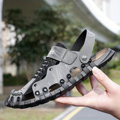 Men's Closed Toe Sandals Non Slip Outdoor Hiking Trekking Beach Shoes