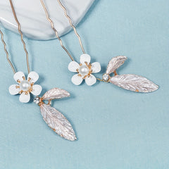 3pcs Flower & Pearl Hair Comb Wedding Headwear Hair Accessory
