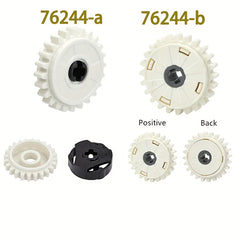 10pcs Building Block Gear Accessories for DIY MOC Round Clutch 24 Tooth Gear