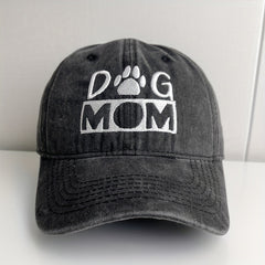 Funny Adjustable Washed Cotton Embroidered Mom Baseball Cap For Mama