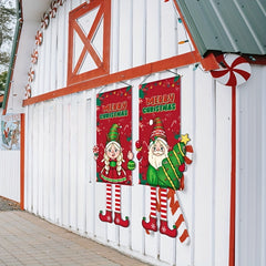 Christmas Hanging Decoration Party Supplies Creative Cartoon Background Cloth
