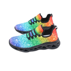 Men's Blade Sneakers Sparkling Rainbow Shoes