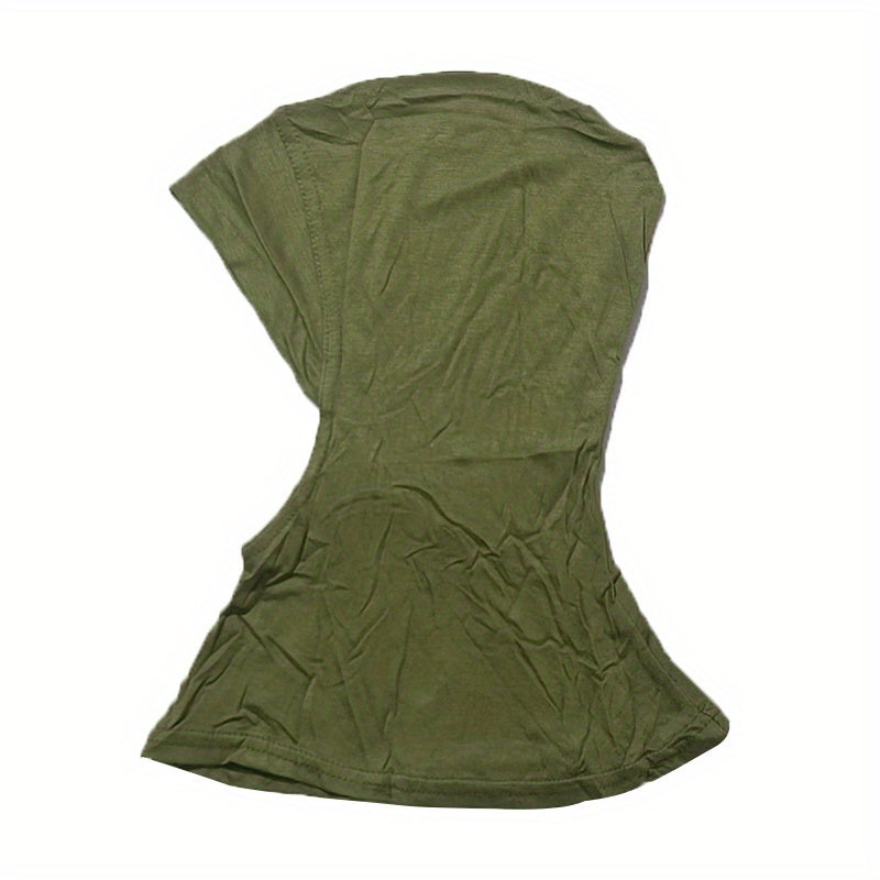 Solid Hijab Neck Cover Women Undercap Underscarf Turban Inner Caps