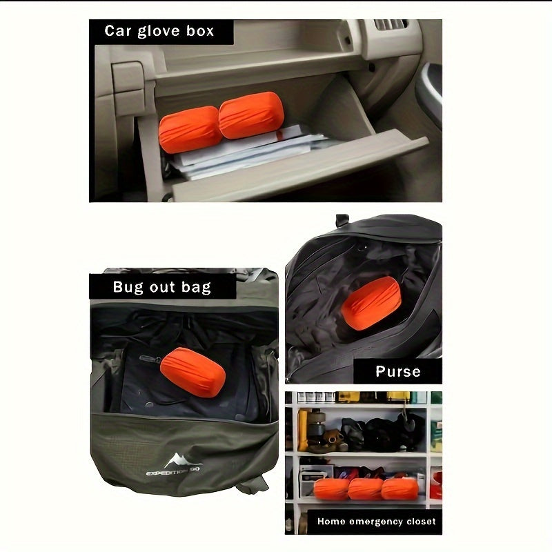 Emergency Sleeping Bag Insulated First Aid Sleeping Bag PE Orange Cloth Bag