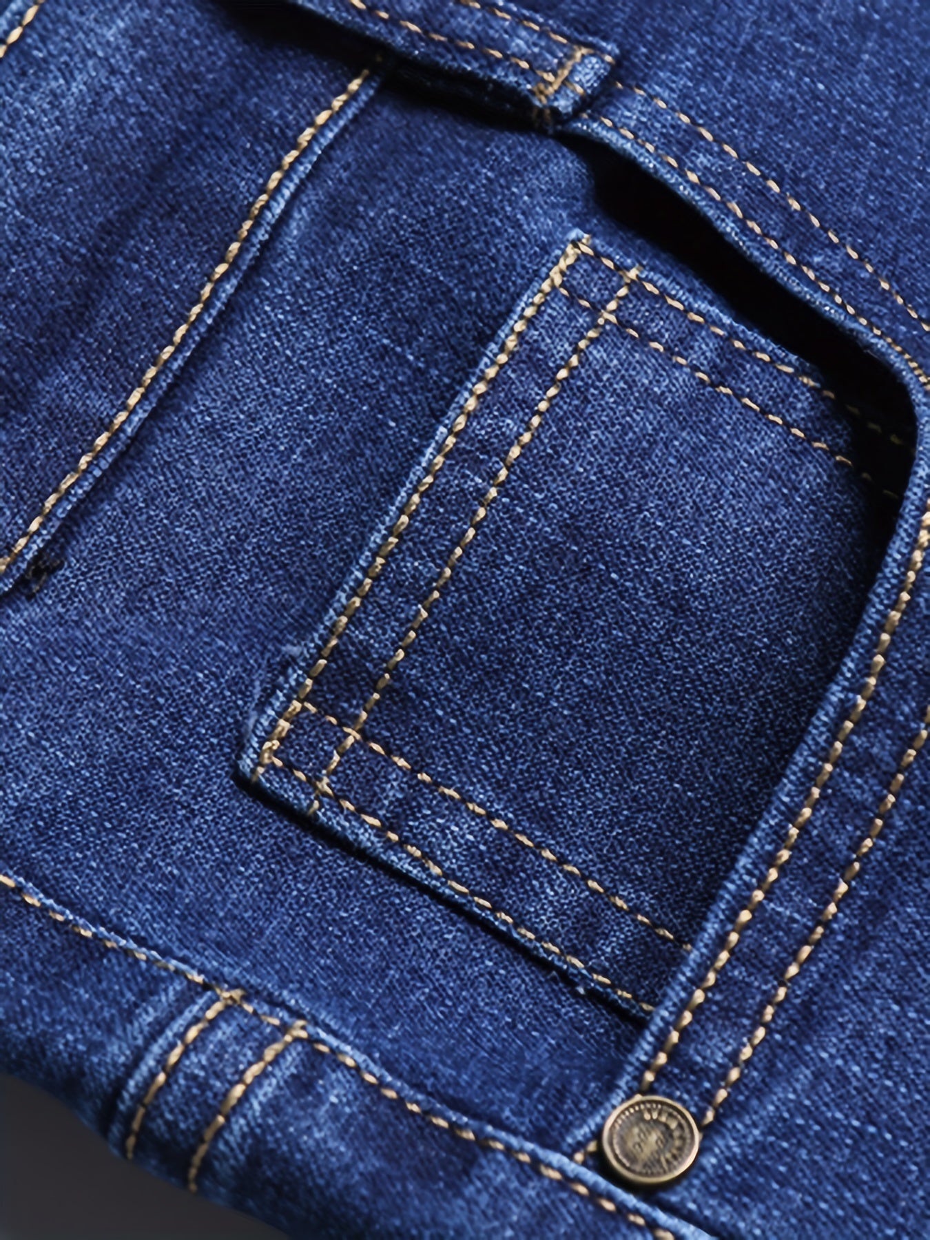 Men's Casual Street Style Mid Stretch Denim Pants