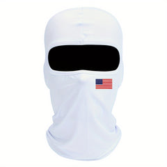 American Flag Print Mask Hood Balaclava Hat Windproof Sun Hat