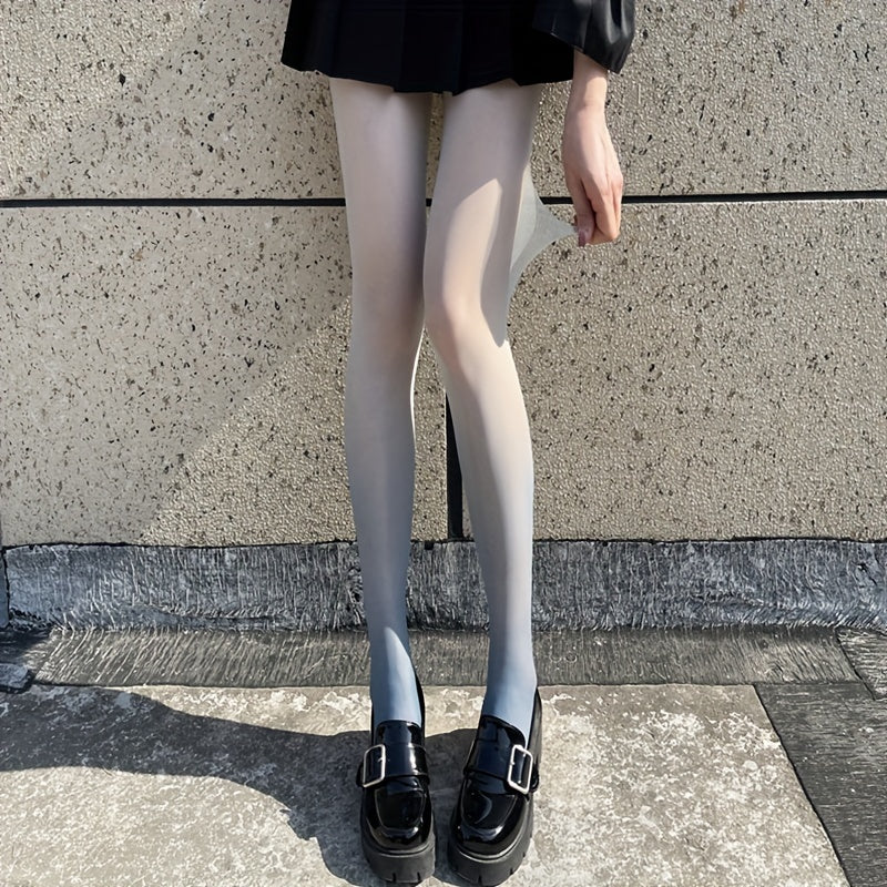 Ombre Ultra Thin High Waist Sheer Slimming Pantyhose