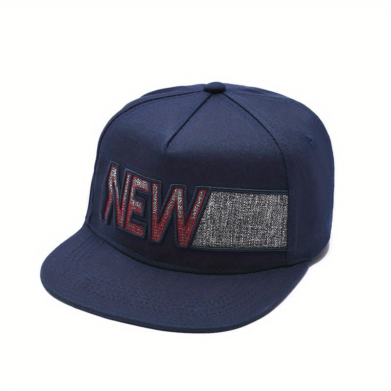Street Dance Flat Brim Hat Baseball Cap For Couple