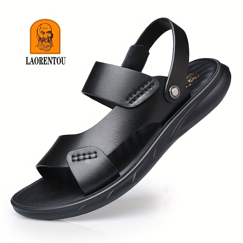 LAORENTOU Men's Non Slip Sandals Comfy Beach Shoes Summer