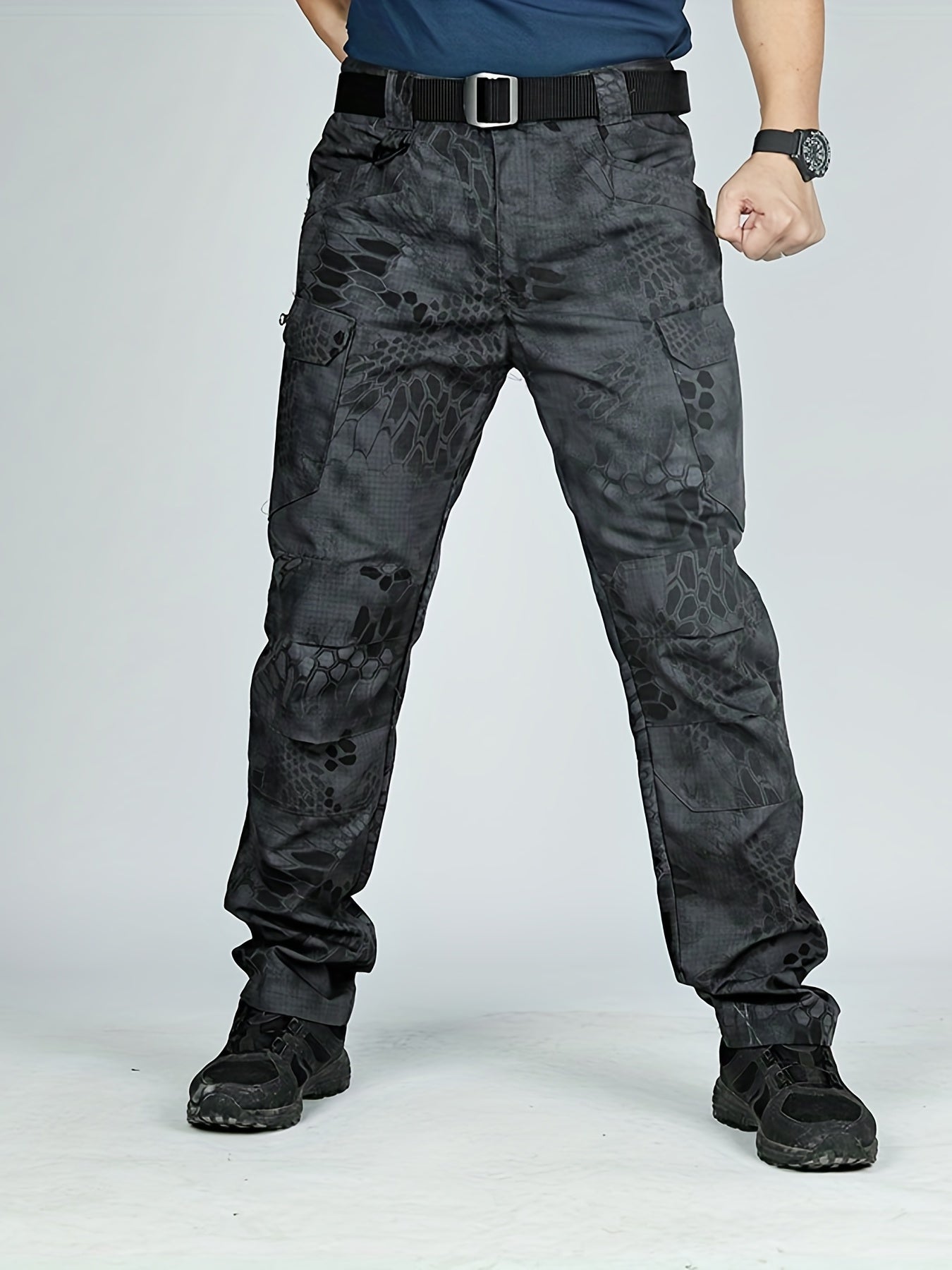 Men's Ripstop Tactical Pants Waterproof Cargo Pants