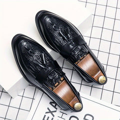 Men's Slip On Formal Dress Shoes Low Top Classic