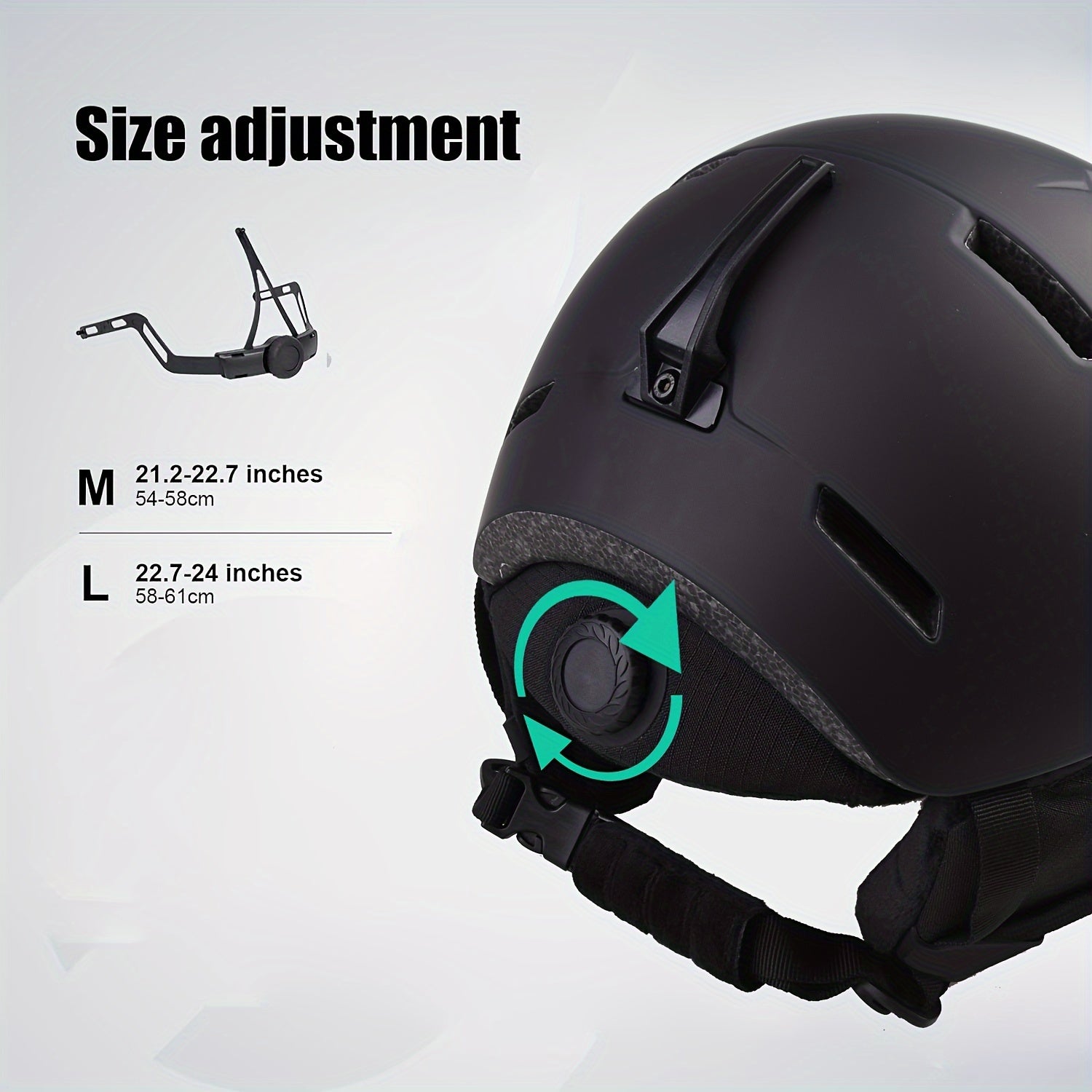 Youth&Adult Ski Helmet PC EPS Inmold Ventilated Ski Helmet