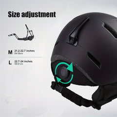 Youth&Adult Ski Helmet PC EPS Inmold Ventilated Ski Helmet
