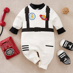 Astronaut Costume Long Sleeve Baby Bodysuit