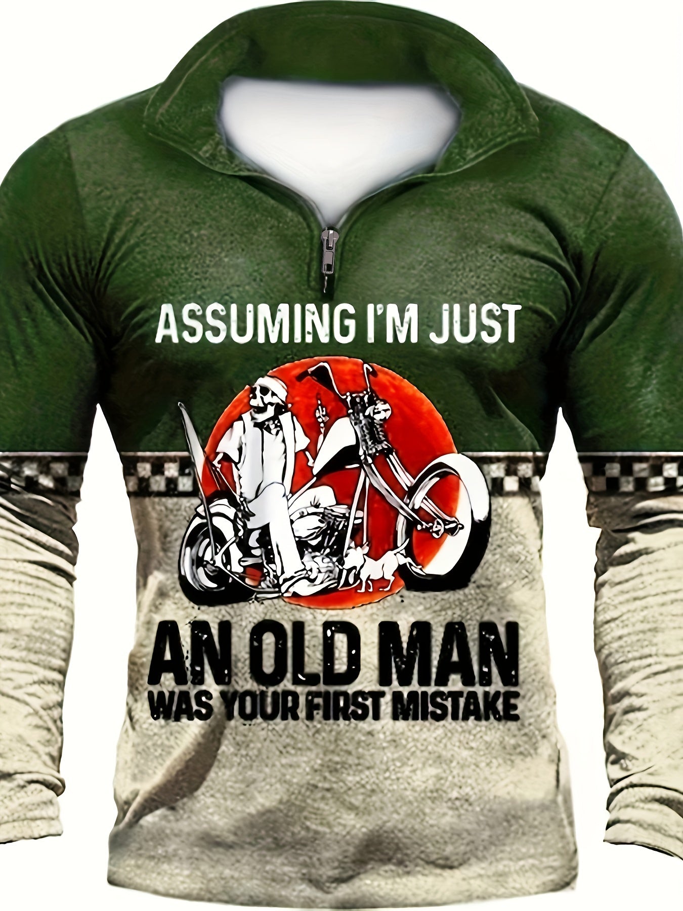 Pattern Men's Casual Comfy Long Sleeve Shirt for Autumn