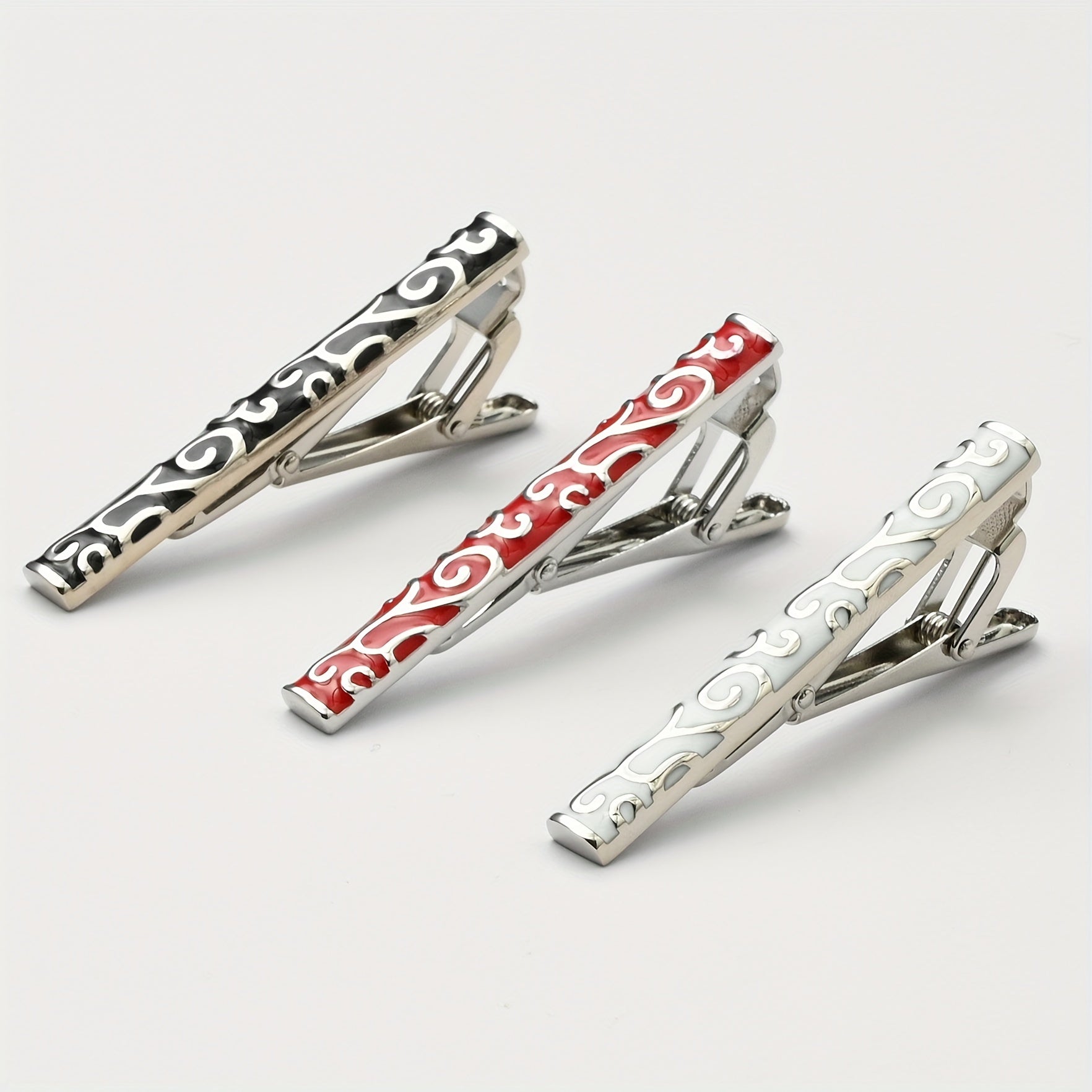 Men's Tie Clip Brass Metal Oiled Craft Style Small Jewelry
