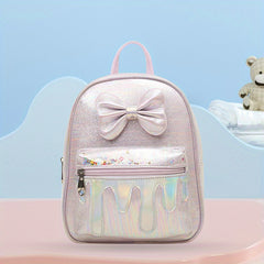 Cartoon Bowknot Backpack for Kids